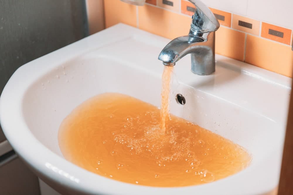 Rusty Water from tap